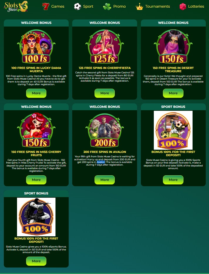 Explore the Exciting World of Slots Muse Casino 3 Explore the Exciting World of Slots Muse Casino 3